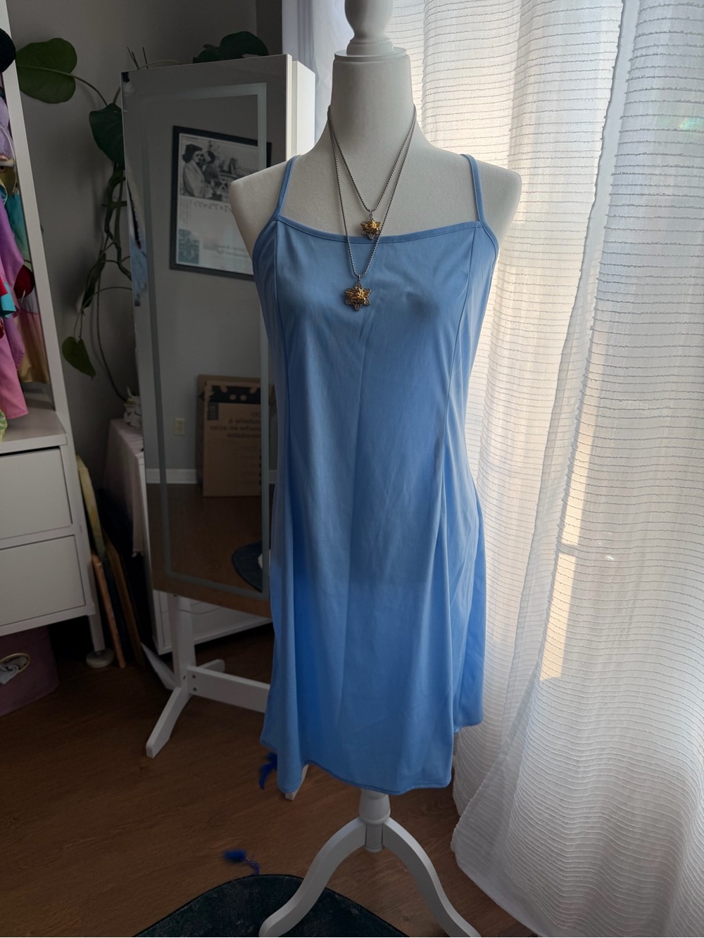 Light Blue Slip Dress - Women Intimates & Sleepwear
